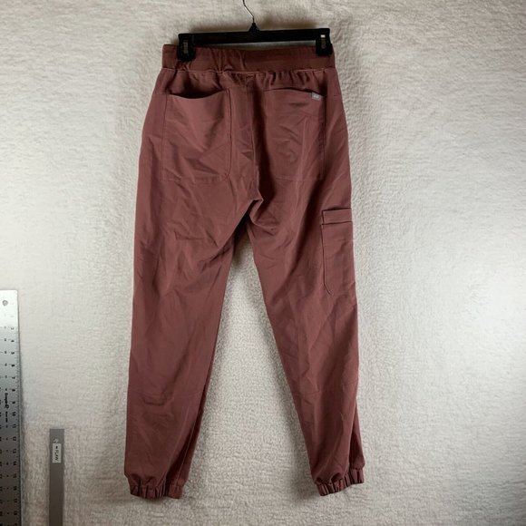 FIGS Scrub‎ Pants Women's XS Pink Stretch Logo Drawstring Pockets Nurse Dr. 7875 - Picture 8 of 11